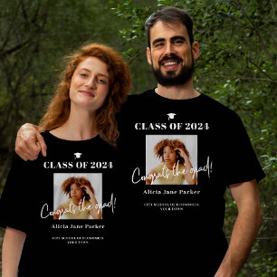 T-shirt Classe de 2023 photo galats de troisième cycle gra