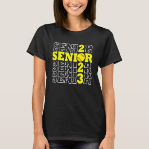 T-shirt Classe De 2023 Softball Senior Seniors Revenir À S