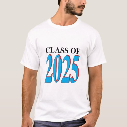T-shirt Classe de 2025 Edit-the-Colors (Devant)