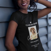 T-shirt Classe de 2025 photo diplômé frégats Grad script