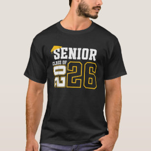 T-shirt Classe de 2026 Senior 26 High School Graduation Bl