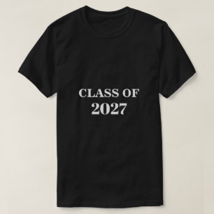 T-shirt Classe De 2027 Futur Classé De Diplômés Tendance P