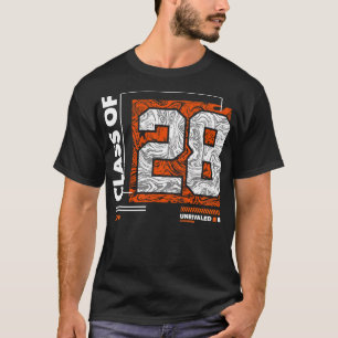 T-shirt Classe de 2028 Urban Streetwear Graduation Classe 