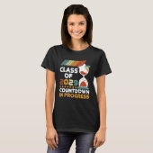 T-shirt Classe de 2029 Compte à rebours en cours École Gra (Devant entier)