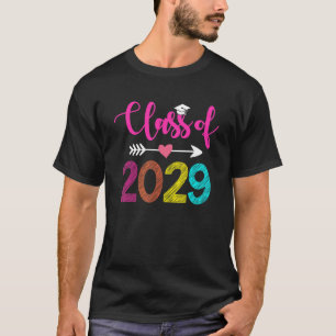 T-shirt Classe De 2029 Pré-K Diplôme D'Études Préscolaire