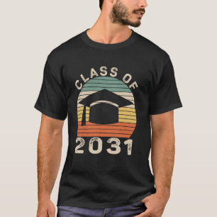 T-shirt Classe de 2031 Lycée ou collégiale Diplôme Vi