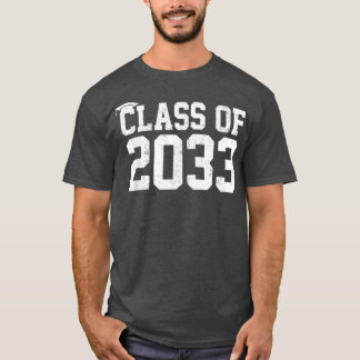 T-shirt Classe De 2033 Augmenter Avec Moi Premier Jour De 