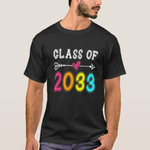 T-shirt Classe De 2033 Senior 2033 Grandir Avec Moi Scolai