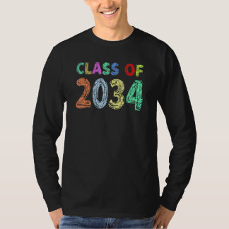 T-shirt Classe De 2034 1Er Jour De 1Ème Année Croissance A