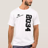 T-shirt Classe de 2034 Graduation Sign My Shirt Senior 203 (Devant)