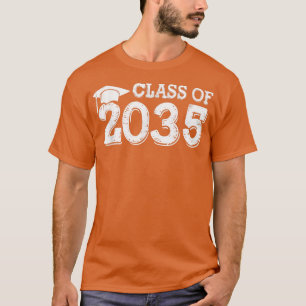 T-shirt Classe De 2035 Augmenter Avec Moi Graduation Derni