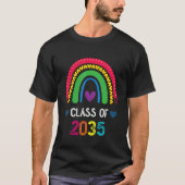 T-shirt Classe De 2035 Augmenter Avec Moi Graduation Pré K (Devant)