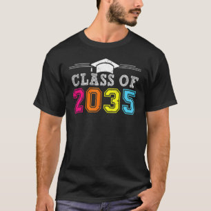T-shirt Classe De 2035 Augmenter Avec Moi Graduation Premi