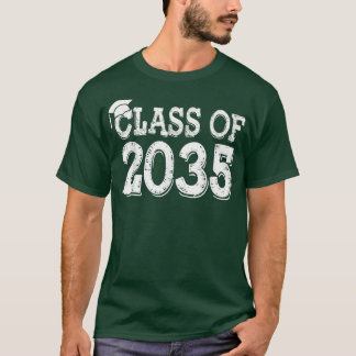 T-shirt Classe De 2035 Augmenter Avec Moi Jardin D'Enfants