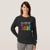 T-shirt Classe De 2035 Augmenter Avec Moi Premier Jour Éco (Devant entier)