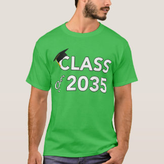 T-shirt Classe De 2035 Croissance Avec Moi Maternelle À Gr