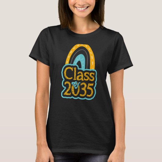 T-shirt CLASSE de 2035 écolier (Devant)