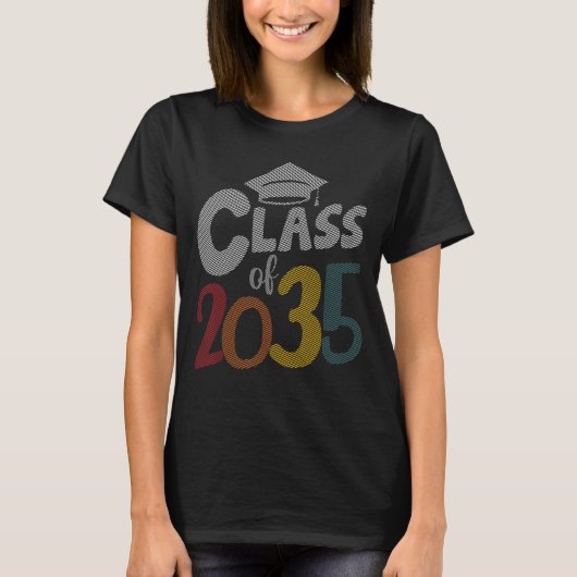 T-shirt Classe de 2035 Grow With Me Premier jour de l'Arg  (Devant)