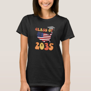 T-shirt Classe de 2035 Grow With Me Premier jour de l'Arg 