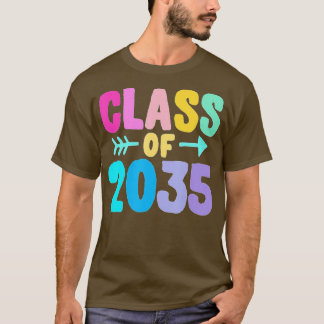 T-shirt Classe De 2035 Jardin d'Enfants Prek grandir avec