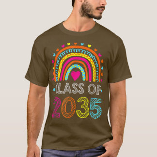 T-shirt Classe De 2035 Pré K Diplôme Préscolaire