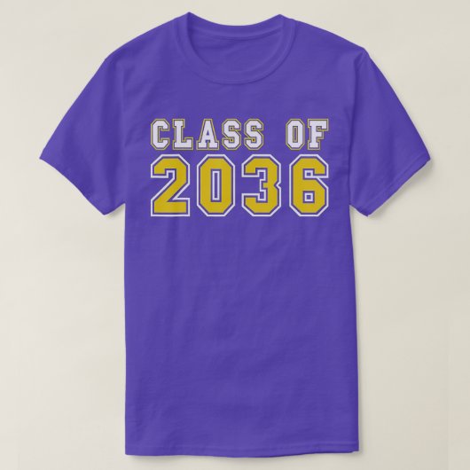 T-shirt Classe de 2036 Diplôme Premier jour de maternelle (Design devant)