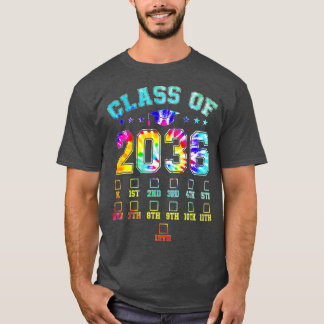 T-shirt Classe De 2036 Maternelle Pré K Croissance Avec Mo