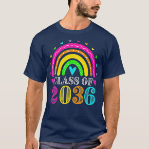 T-shirt Classe De 2036 PréK Diplômé Enfants D'Enseignement