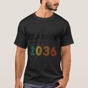 T-shirt Classe De 2036 Premier Jour D'École Retour À L'Éco