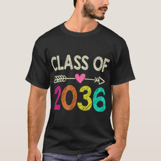 T-shirt Classe De 2036 Shirt Pré-K Graduate Préscolaire Gr