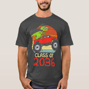 T-shirt Classe De 2036 Trex Monster Truck Dinosaur Croissa