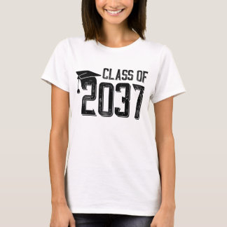 T-shirt Classe De 2037-Grow With Me Handprints Space OnBac