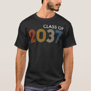 T-shirt Classe de 2037 jardin d'enfants grandir avec moi f