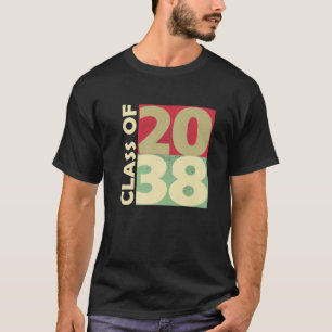 T-shirt Classe De 2038 Premier Jour D'École Croissance Ave