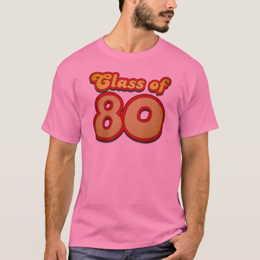 T-shirt Classe de 80 (Devant)