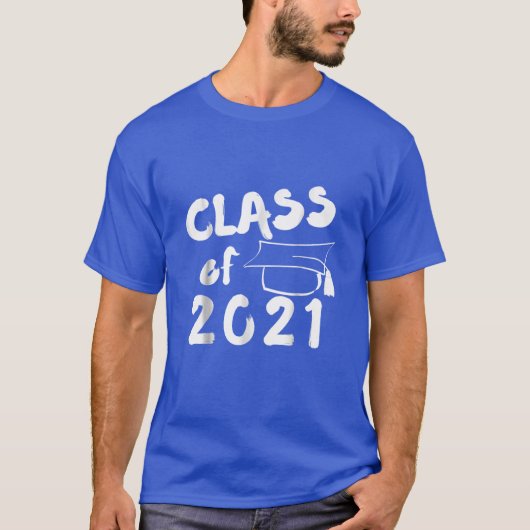 T-shirt Classe De Cadeau De Diplôme 2021 (Devant)