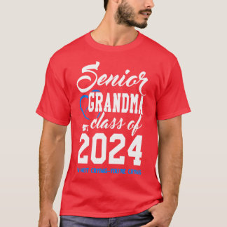 T-shirt Classe de Cadeaux Grandmère Senior 2024 Funny Seni