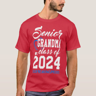 T-shirt Classe de Cadeaux Grandmère Senior 2024 Funny Seni
