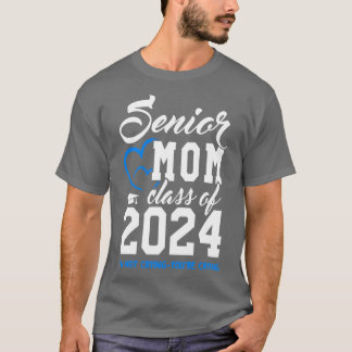 T-shirt Classe de Cadeaux seniors 2024 Funny Senior Mom 5