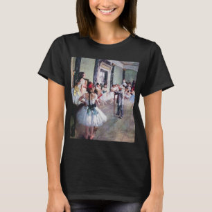 T-shirt Classe de danse par Edgar Degas, Ballet Art Vintag