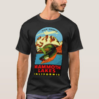Classe de décal Vintage voyage de Mammoth Lakes en