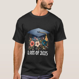 T-shirt Classe De Diplôme De Fleurs Supérieures 2025 Gi