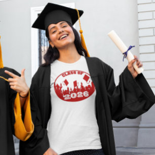 T-shirt Classe de diplôme RED de 2026