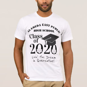 T-shirt Classe de diplômes de 2020 pour la quarantaine amu