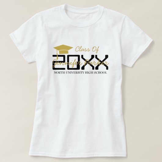 T-shirt Classe de diplômes de 2025 (Design devant)