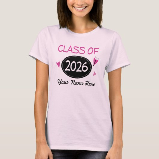 T-shirt Classe de fierté de 2026 écoles (Devant)