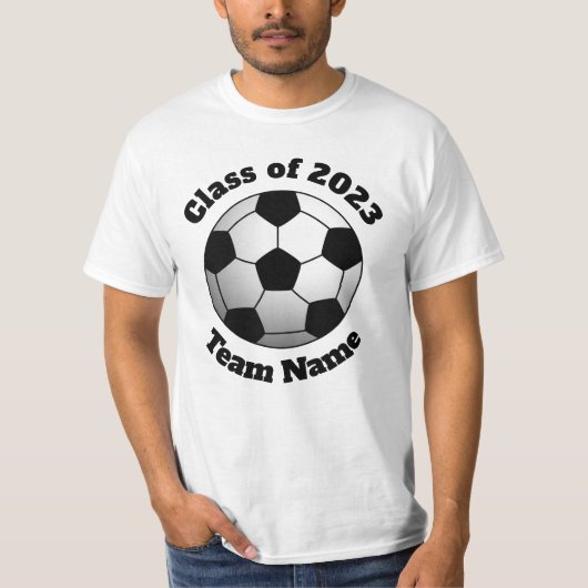T-shirt Classe de football de 2023 Graduation (Devant)