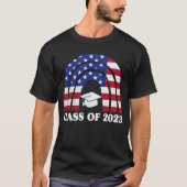 T-shirt Classe de graduation de 2023 Rainbow Us American F (Devant)