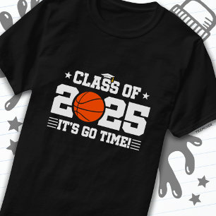 T-shirt Classe de graduation du joueur de basket-ball de 2