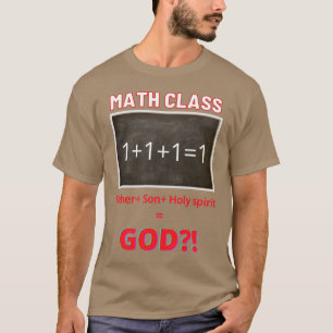 T-shirt Classe de mathématiques de trinité